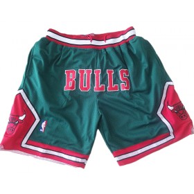 NBA Chicago Bulls Män Fickor Shorts Grön Swingman